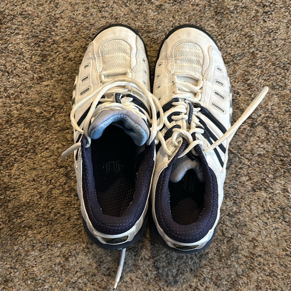 Adidas tennis shoes size 8. Gently used